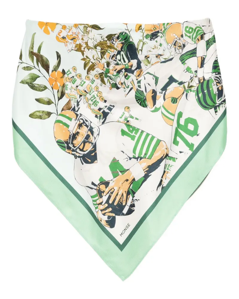 Monse Bandana-Oberteil mit Print - Grün Grün
