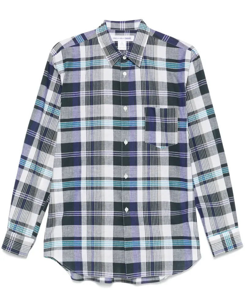 Comme des Garçons Kariertes Hemd - Blau Blau
