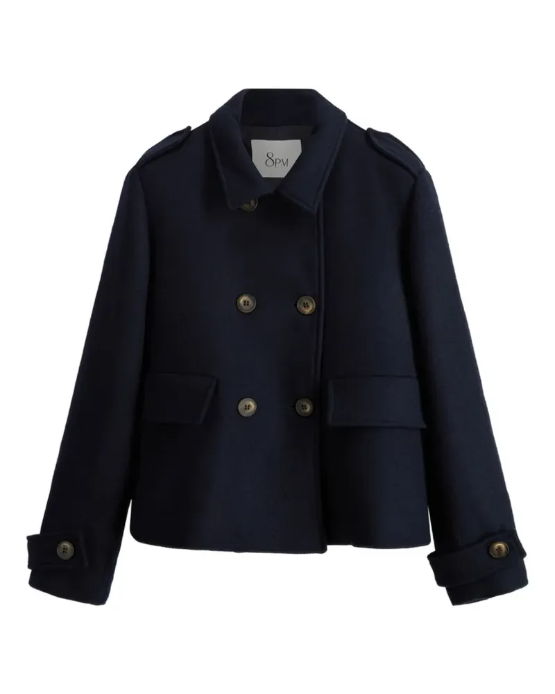 8PM double-breasted jacket - Blau Blau