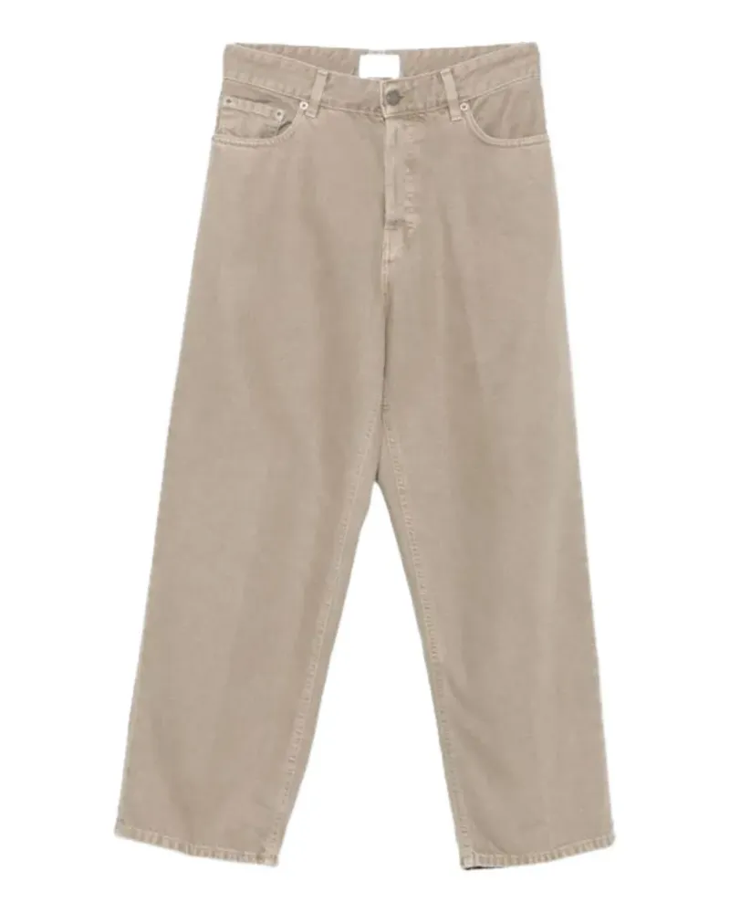 Haikure Jeans mit Logo-Patch - Nude Nude