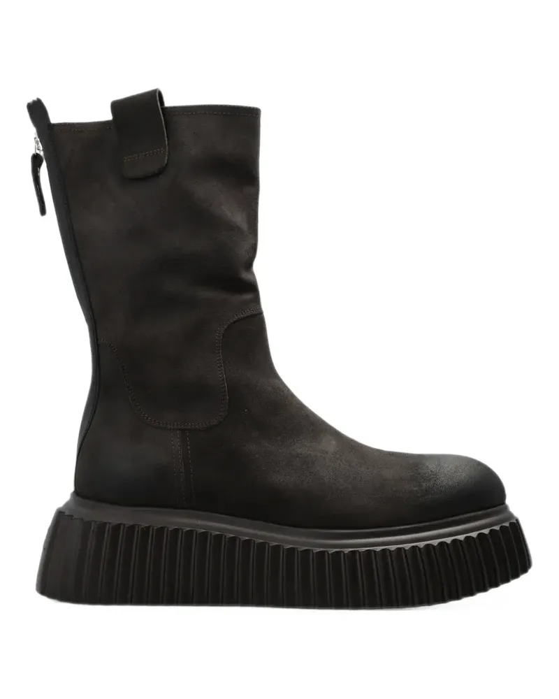 Attilio Giusti Leombruni Milagros platform ankle boots - Braun Braun