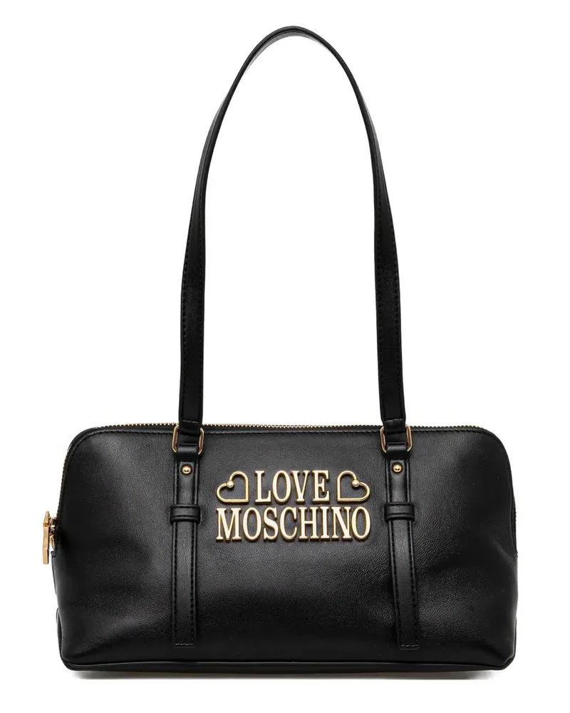 Moschino Shopper mit Logo - Schwarz Schwarz