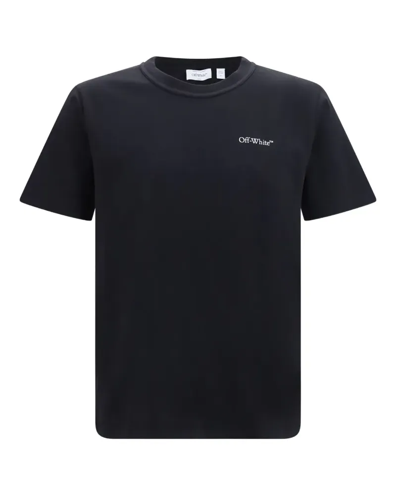 OFF-WHITE Small Bookish T-Shirt mit Logo-Print - Schwarz Schwarz