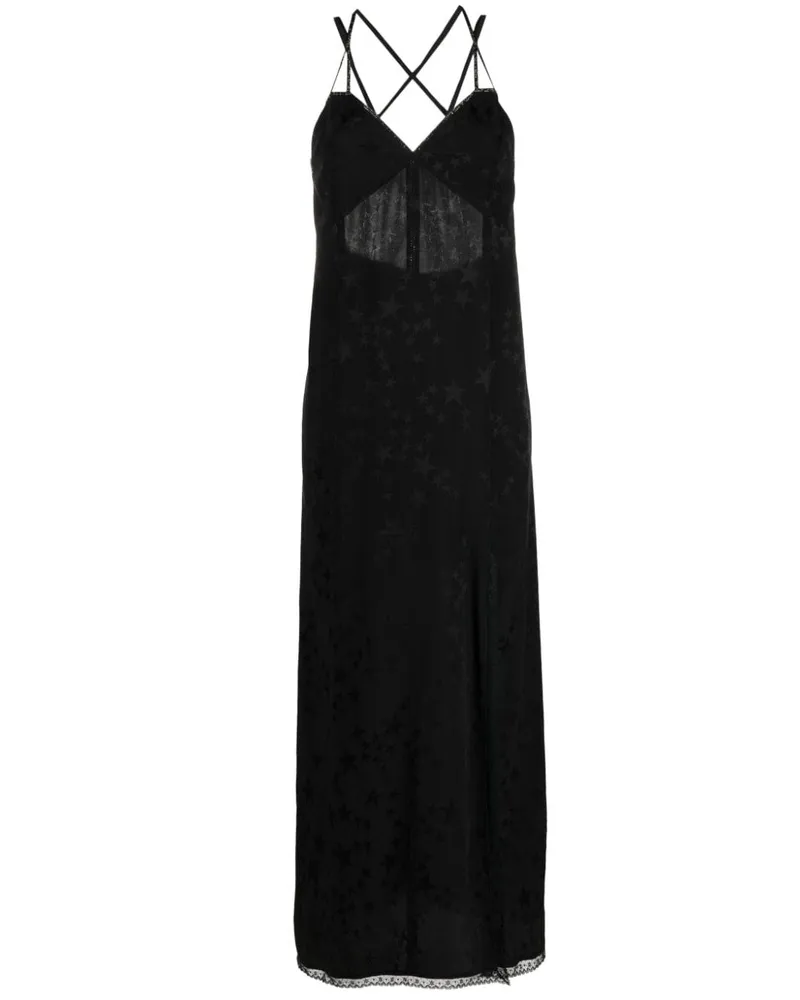 Zadig & Voltaire Rohal Seidenkleid - Schwarz Schwarz