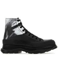 Alexander McQueen Tread Slick Stiefel Schwarz