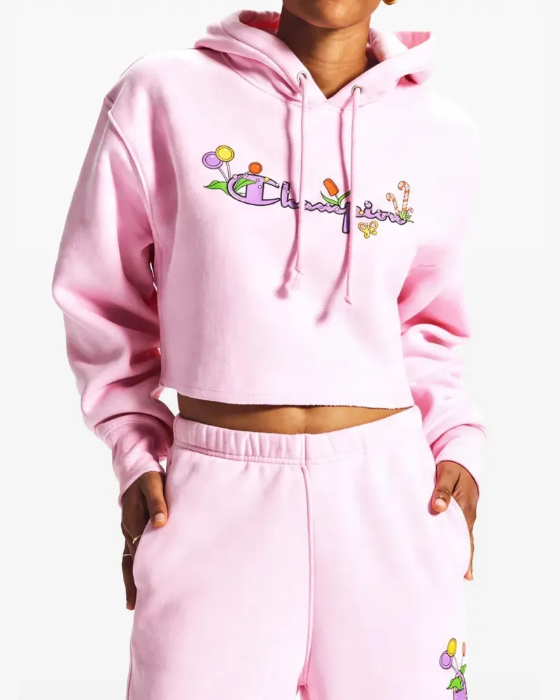 Champion Candy Land Reverse Weave Hoodie - Rosa Rosa