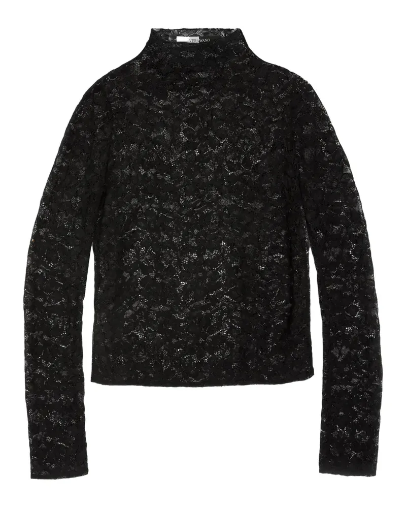 Vera Wang Orla floral-lace blouse - Schwarz Schwarz