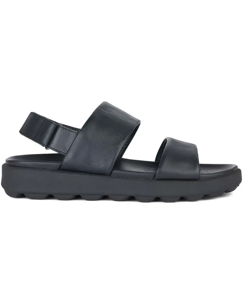 Geox Sandalen aus Leder - Schwarz Schwarz