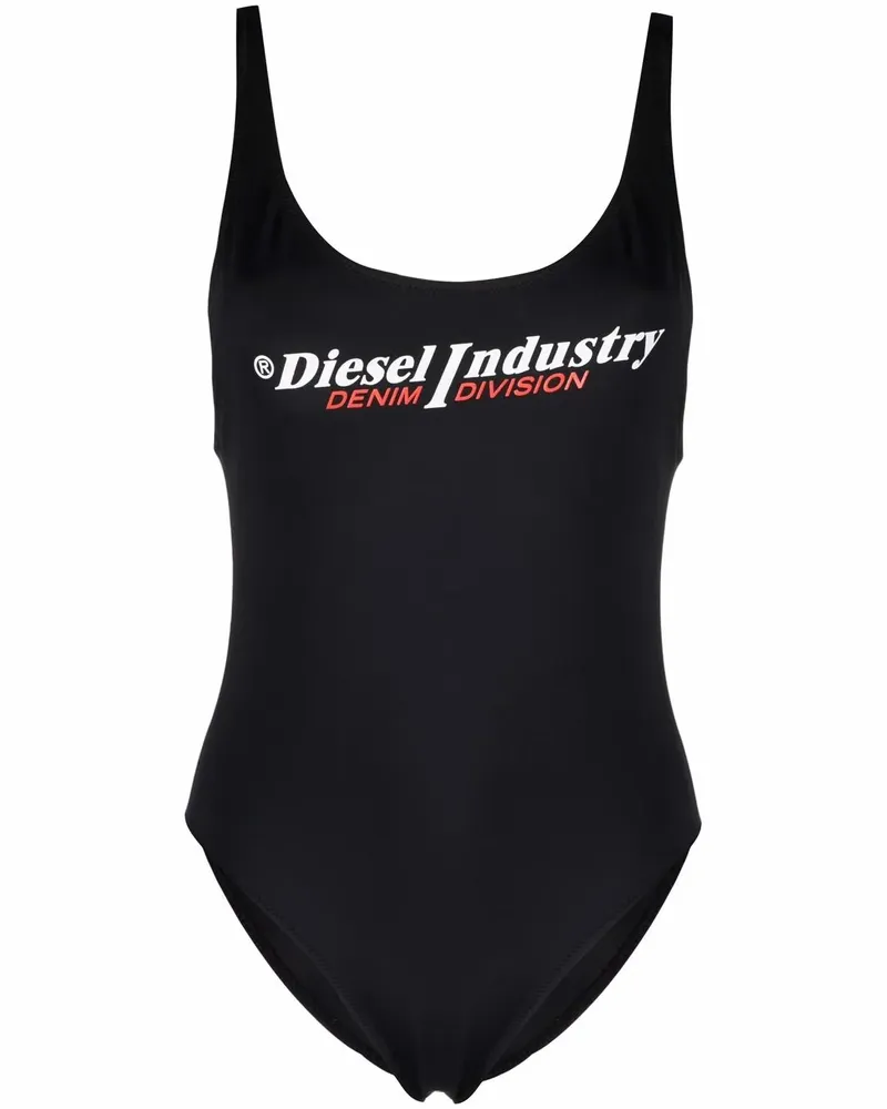 Diesel Klassischer Badeanzug - Schwarz Schwarz