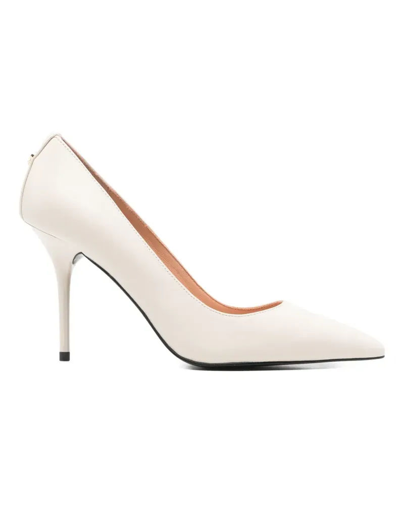 Moschino pointed-toe heeled pumps - Nude Nude