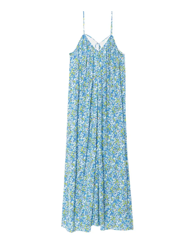 Zadig & Voltaire Ristym floral-print maxi dress - Blau Blau