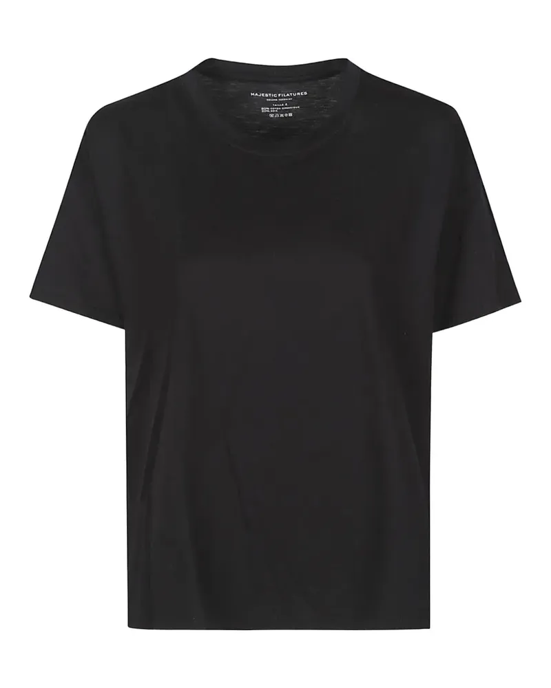 Majestic Klassisches T-Shirt - Schwarz Schwarz