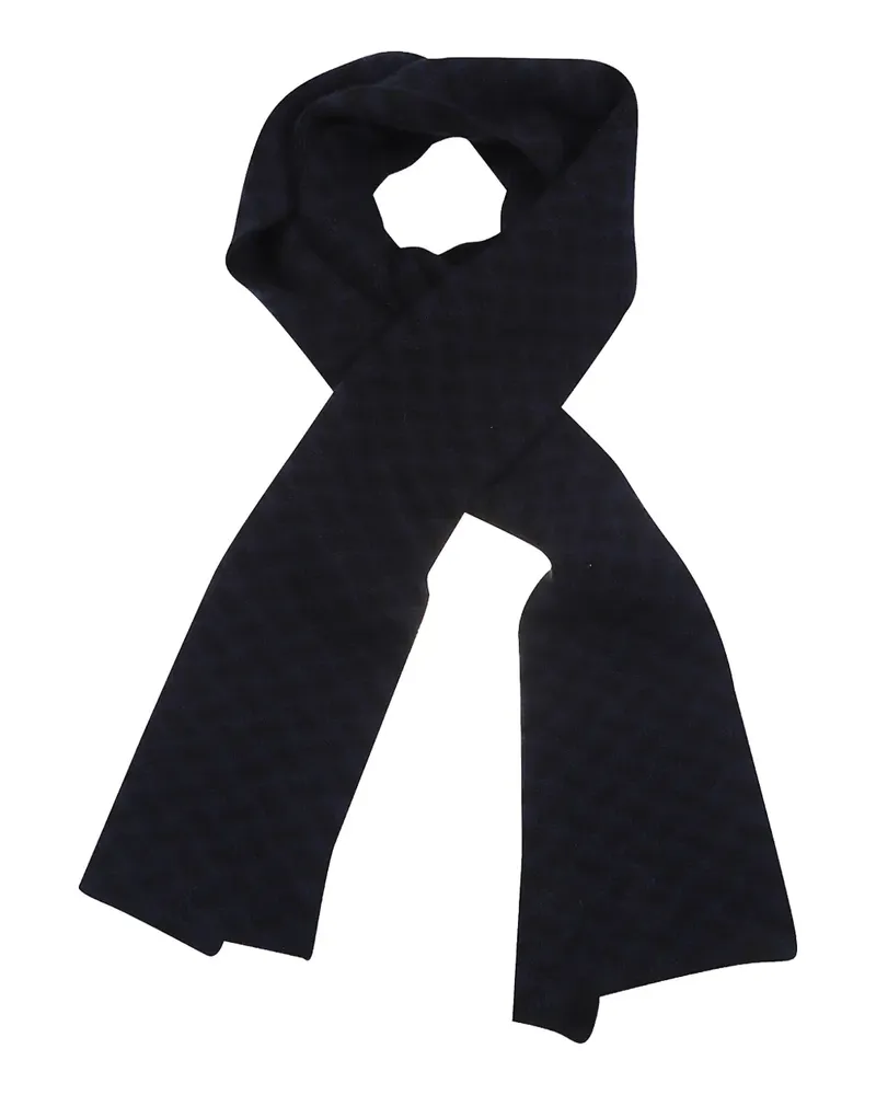 Drumohr  patterned wool scarf - Blau Blau