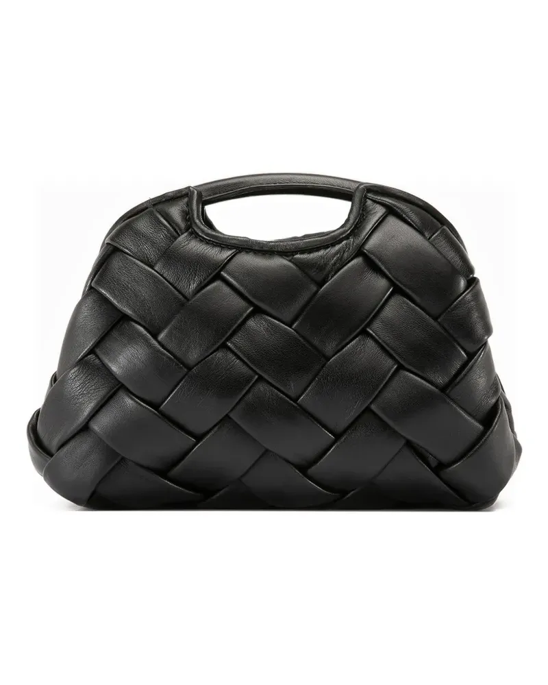 Officine Creative Italia Gewebte Helen 08 Handtasche - Schwarz Schwarz