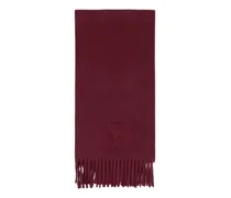 Ami de Coeur Schal mit Prägung - Rot