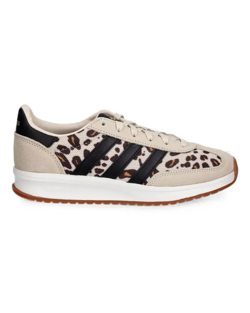 adidas leopard-print Cloudfoam sneakers - Nude Nude