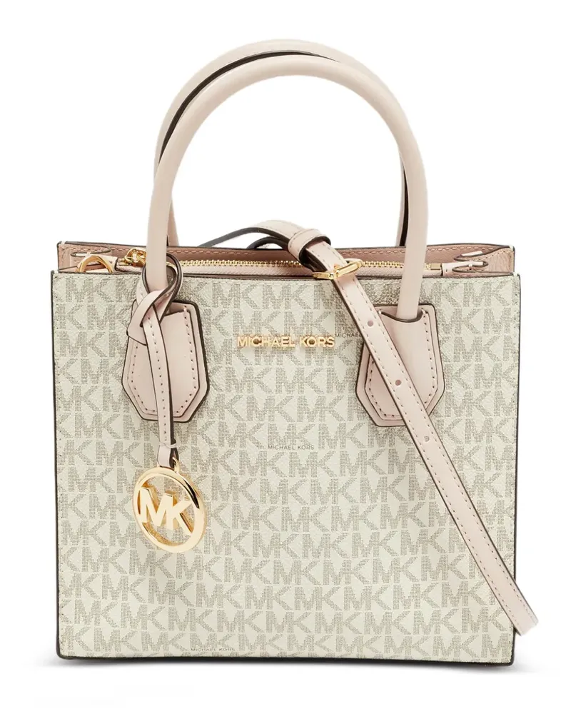 Michael Kors Mini Mercer Tote Bag mit Monogramm-Print - Nude Nude