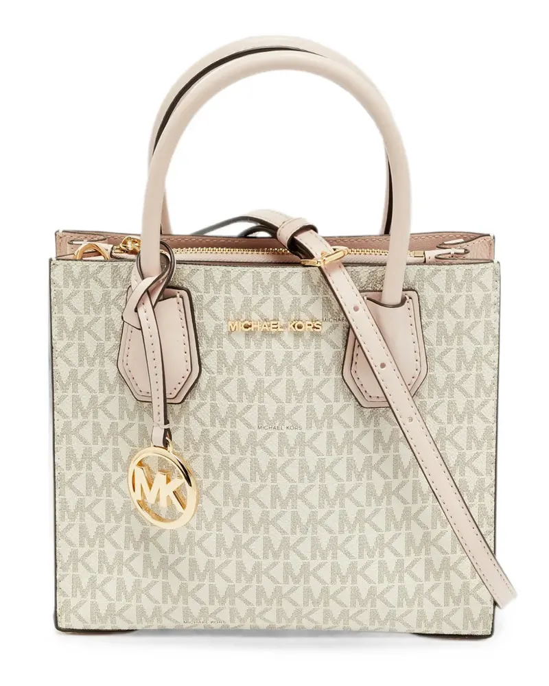 Michael Kors Mercer monogram-print tote bag - Nude Nude