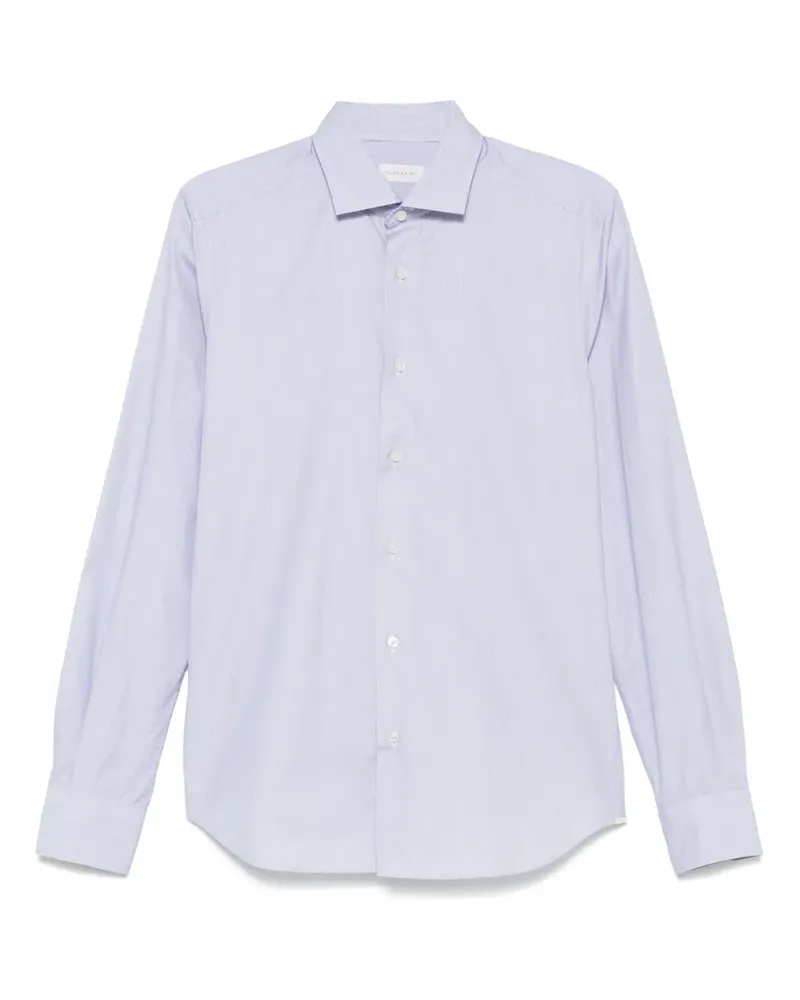 Glanshirt Gestreiftes Hemd - Blau Blau