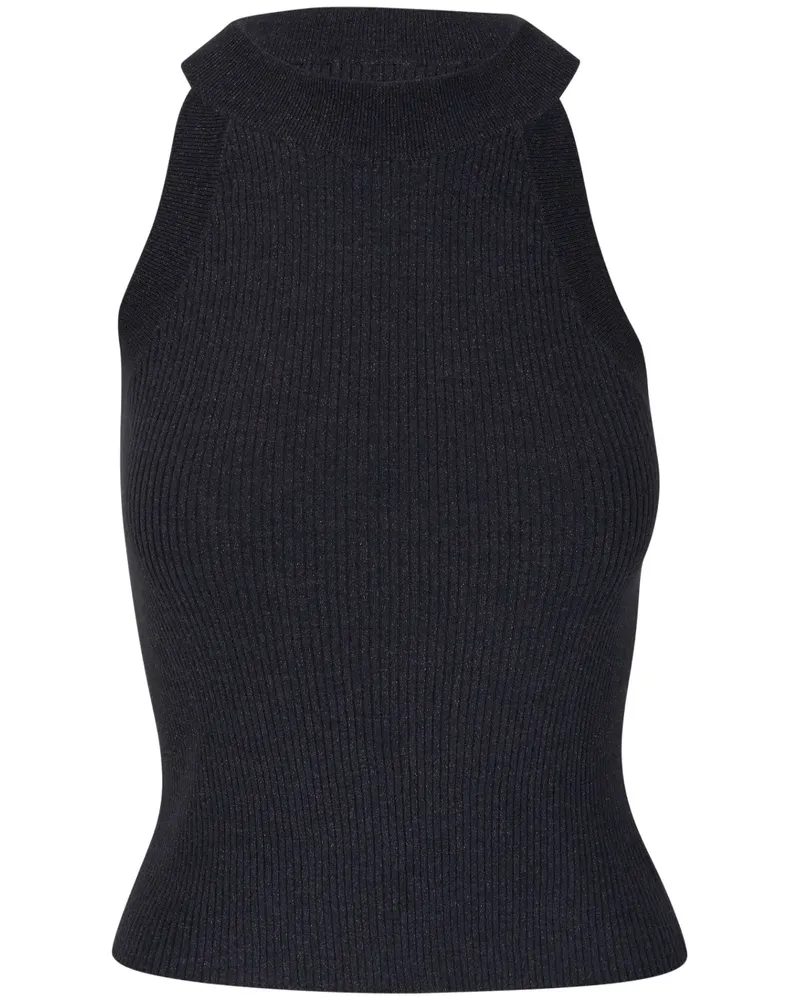 Brunello Cucinelli Top aus Kaschmir - Schwarz Schwarz