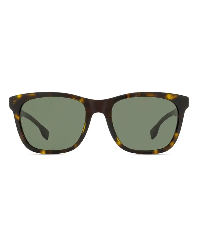 HUGO BOSS Eckige Sonnenbrille - Braun Braun