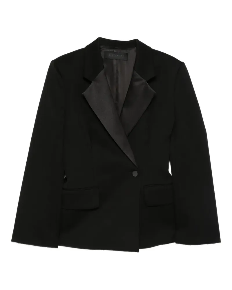 Lanvin Sakko mit fallendem Revers - Schwarz Schwarz