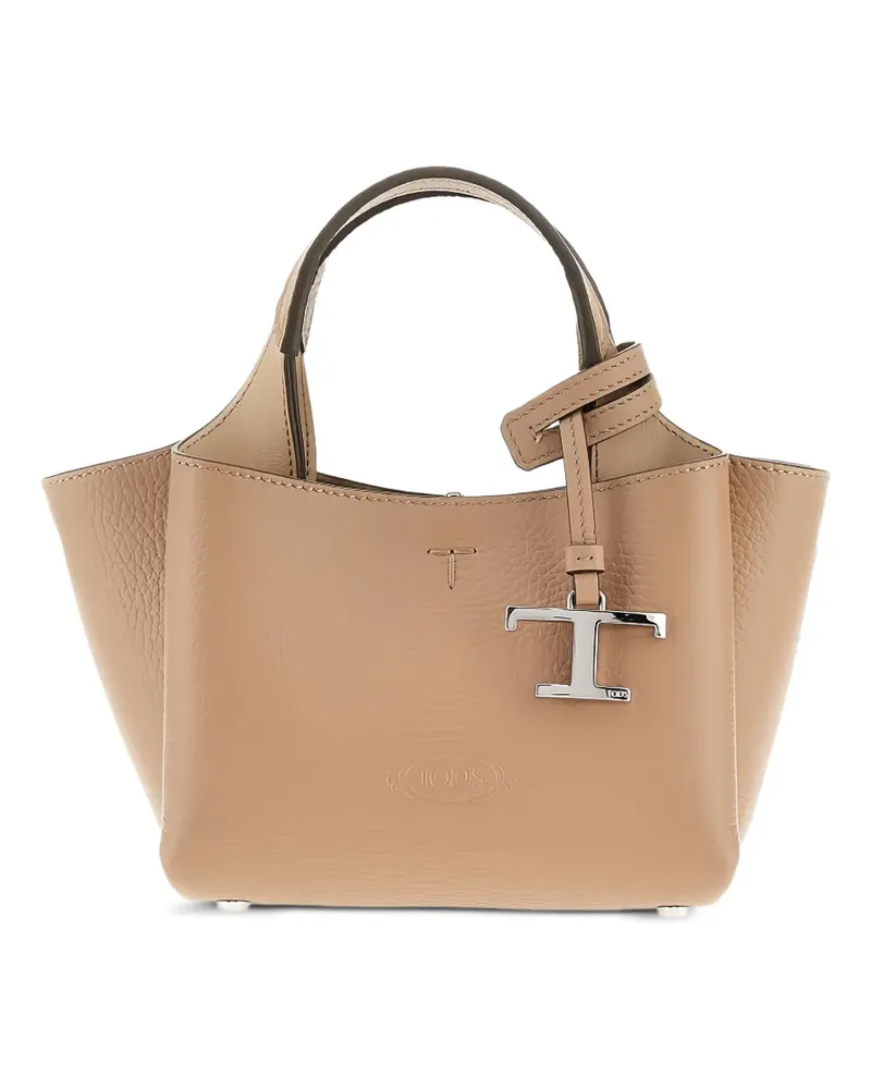 TOD'S Handtasche aus Leder - Nude Nude