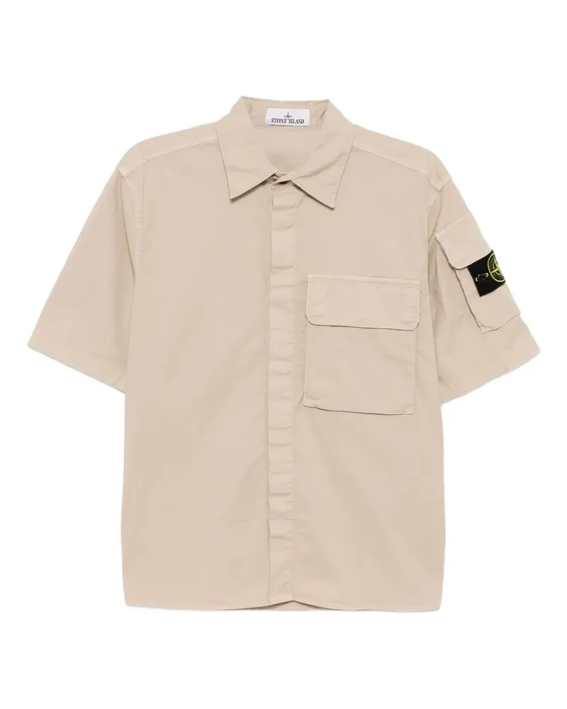 Stone Island Supima Hemd - Braun Braun
