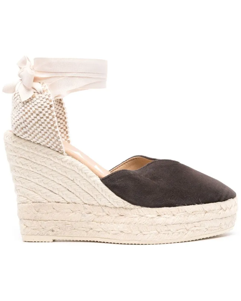 Manebí Hamptons Wedge-Espadrilles 110mm - Braun Braun