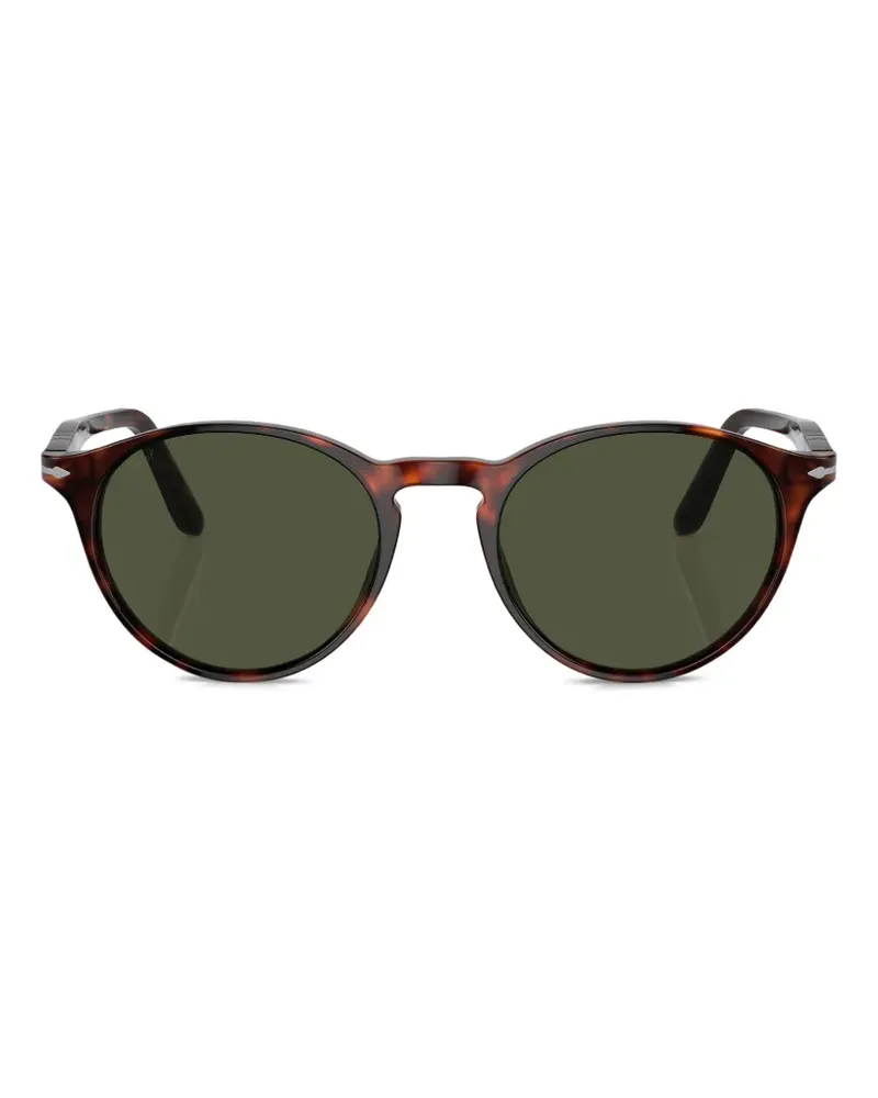 Persol Sonnenbrille mit rundem Gestell - Braun Braun
