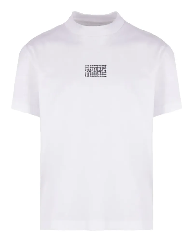 10 Corso Como T-Shirt mit Logo-Punkten - Weiß Weiß
