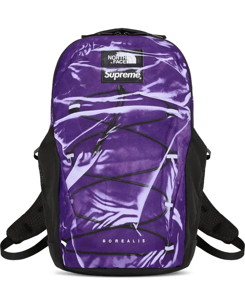 Supreme Being x The North Face Borealis "Purple" Rucksack mit Trompe-l'oeil-Effekt - Violett Violett