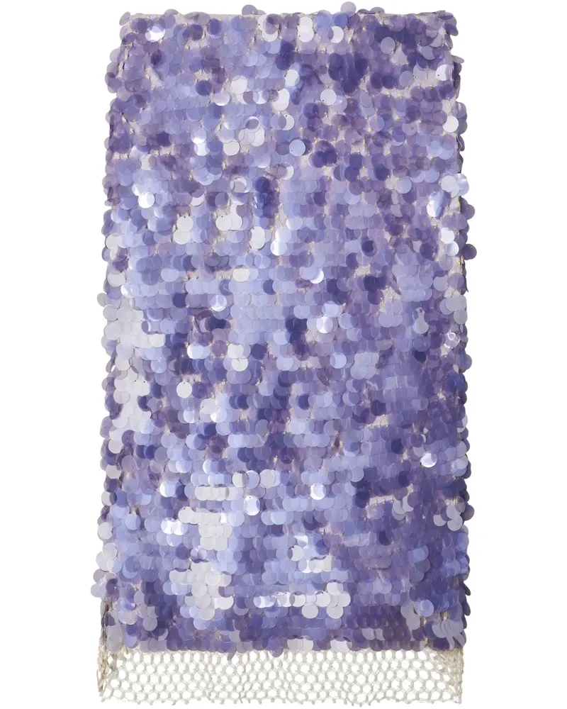 Tory Burch Rock mit Pailletten - Violett Violett