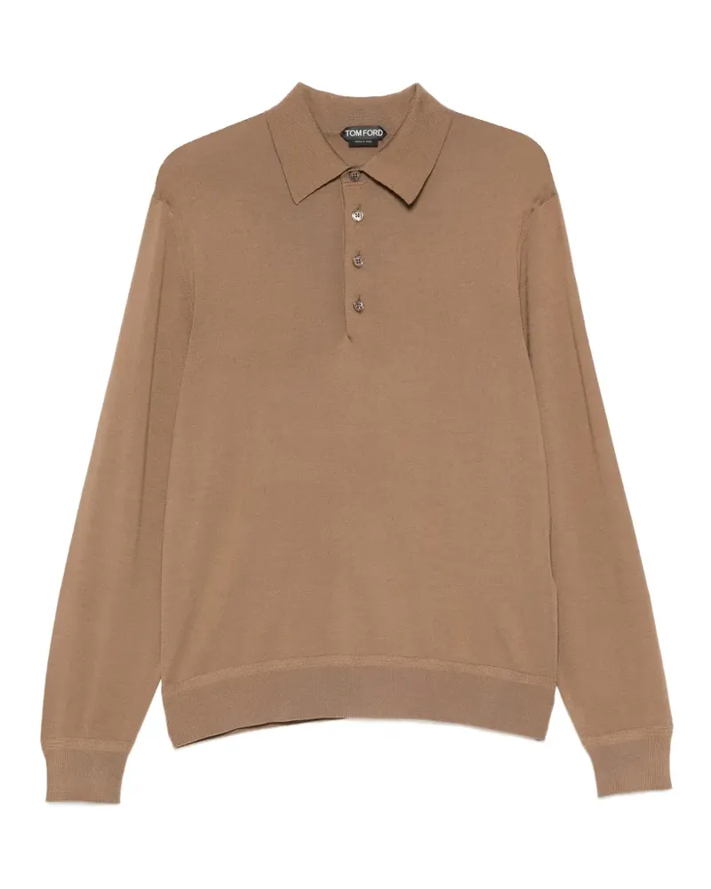 Tom Ford long-sleeve polo shirt - Braun Braun