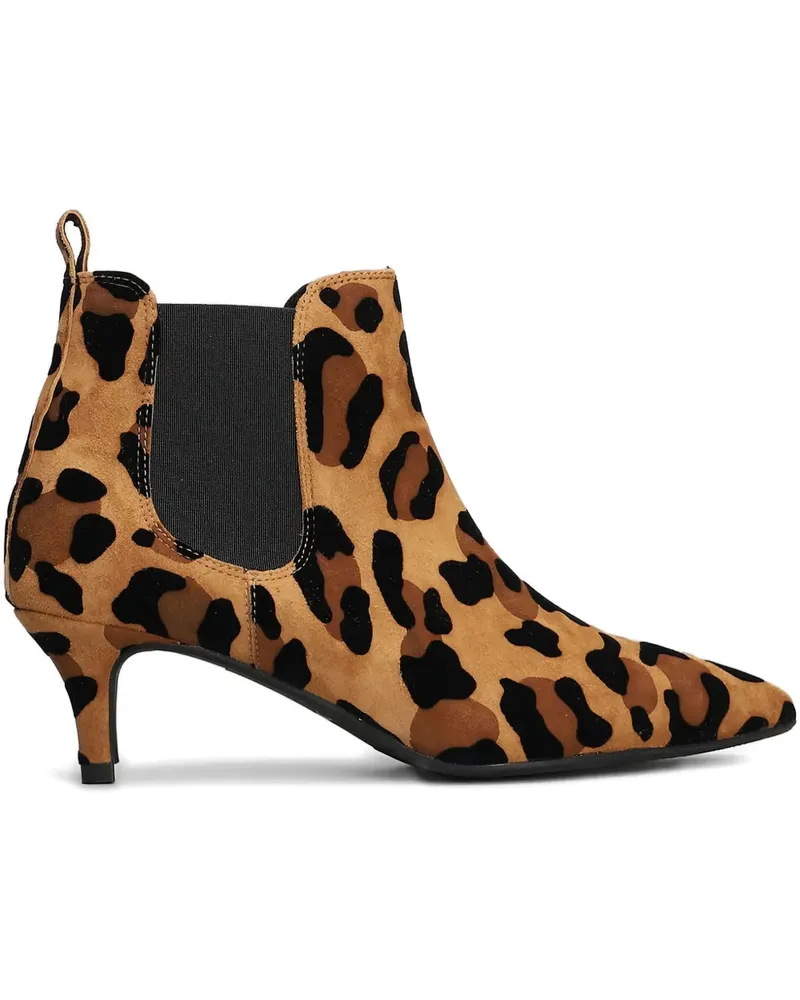 Carmens Deva animal-print heeled boots - Braun Braun