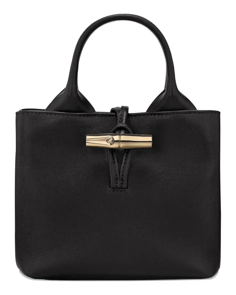 Longchamp Le Roseau XS Mini-Tasche - Schwarz Schwarz