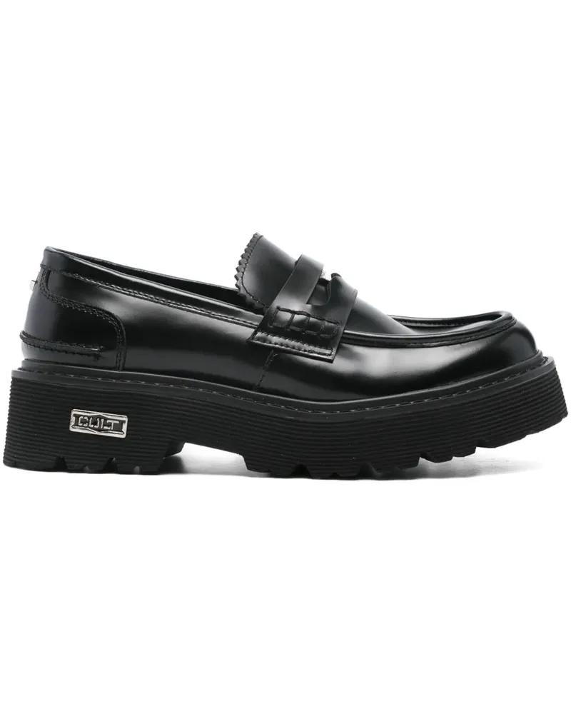 Cult Penny-Loafer mit Plateau - Schwarz Schwarz