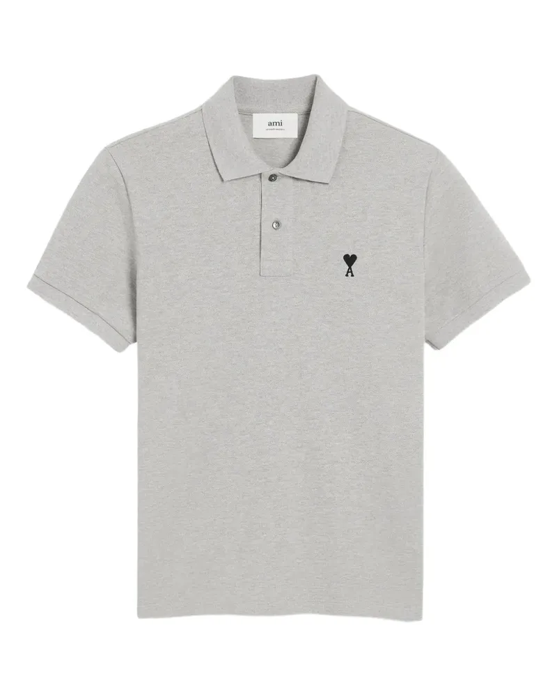 AMI Paris Ami De Coeur polo shirt - Grau Grau