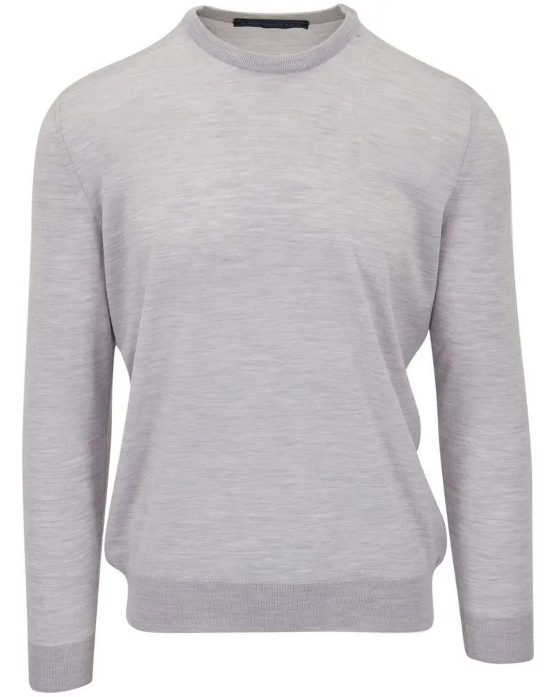 Kiton Pullover mit rundem Ausschnitt Grau