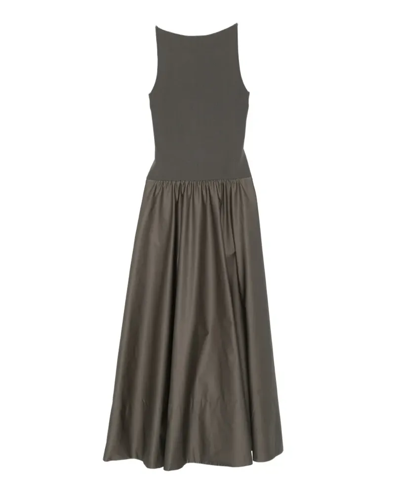 St. Agni backless circle-hem dress - Grün Grün