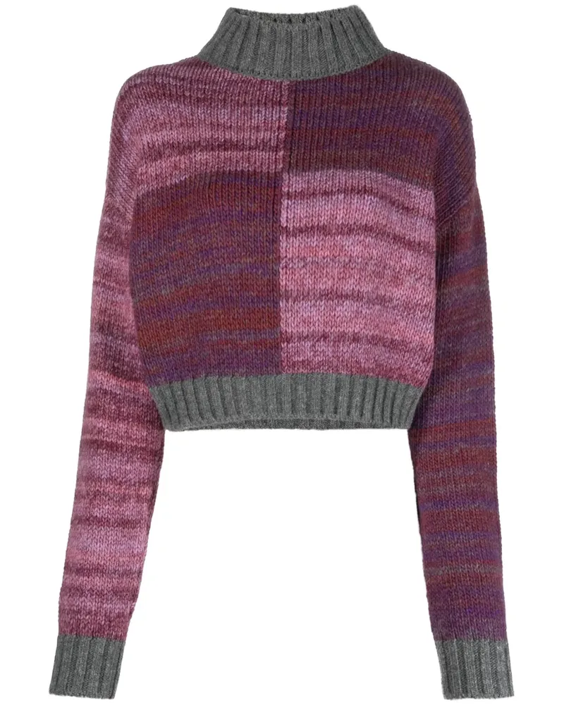 DESTREE Pullover mit meliertem Effekt - Violett Violett