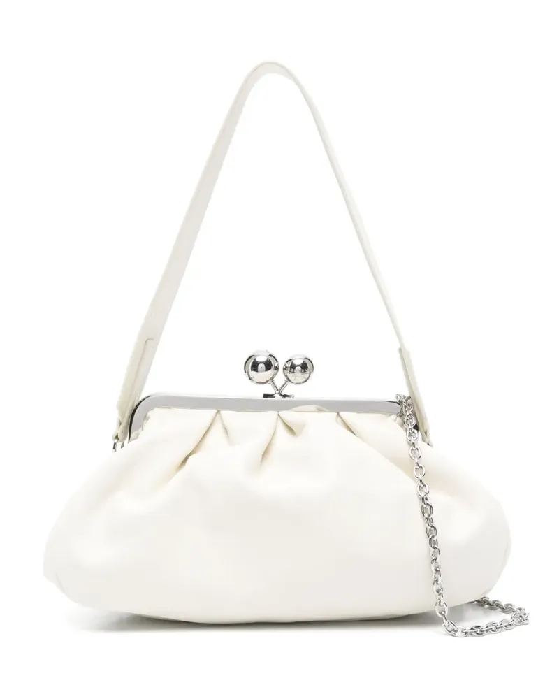 Max Mara Mittelgroße Pasticcino Clutch - Weiß Weiß