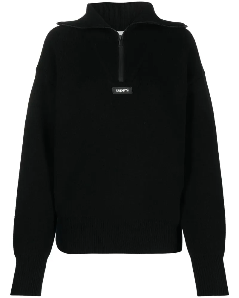 COPERNI Pullover mit Reißverschluss - Schwarz Schwarz