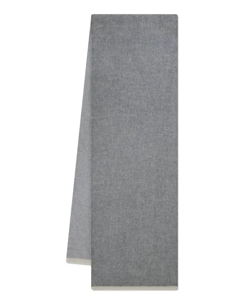 LARDINI knitted scarf - Grau Grau
