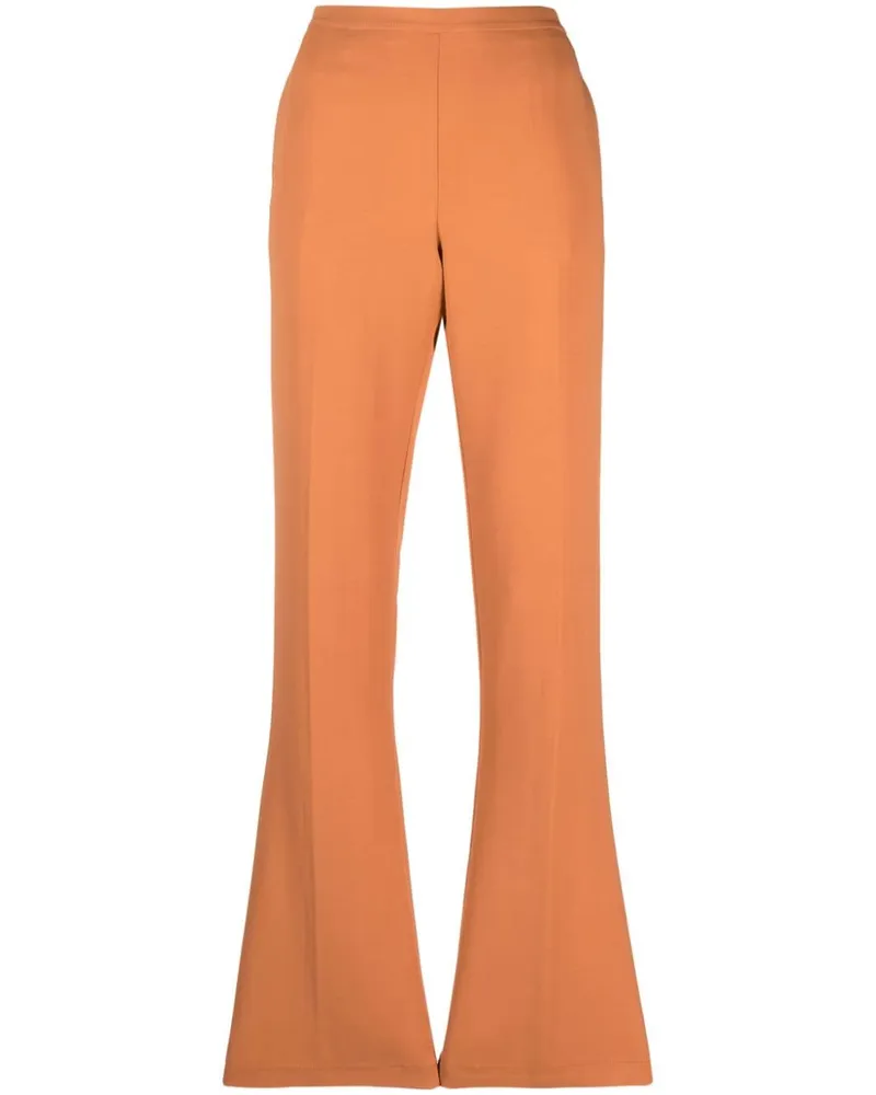 forte_forte Hose mit Bügelfalten - Orange Orange