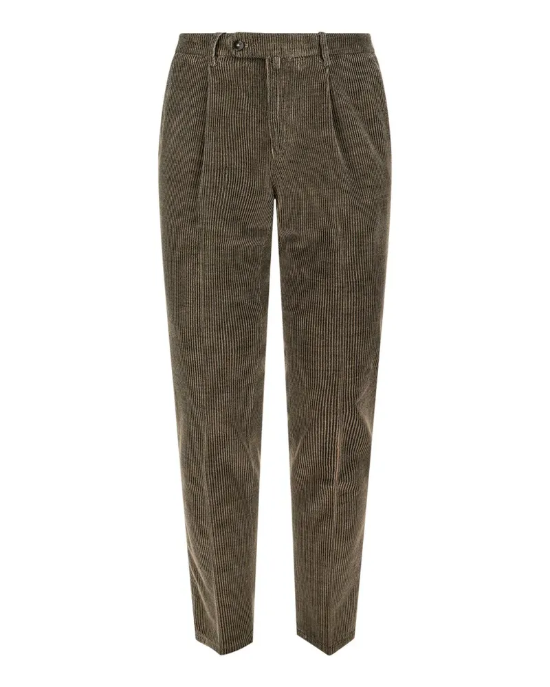 Briglia 1949 Cordhose mit Falten - Grau Grau