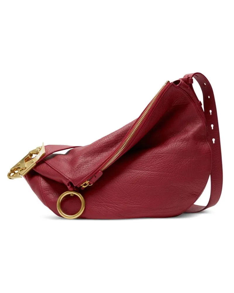 Burberry Mittelgroße Knight Schultertasche - Rot Rot