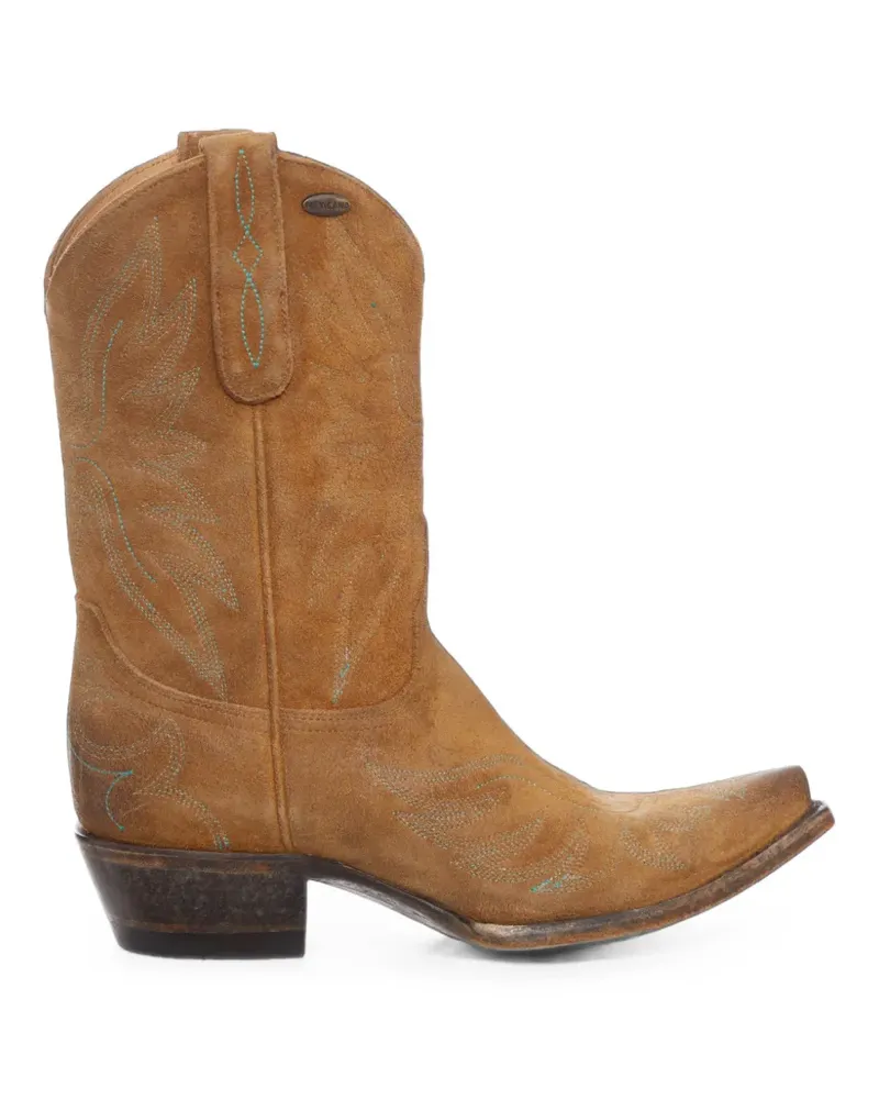 Mexicana Aguila embroidered cowboy boots - Braun Braun