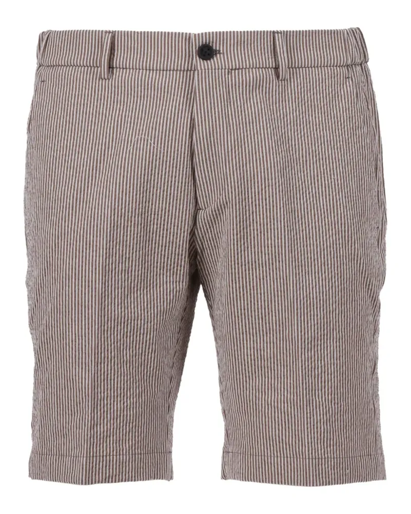 Berwich striped seersucker bermuda shorts - Braun Braun
