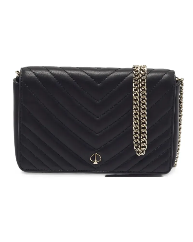 Kate Spade Amelia Schultertasche mit Zickzackmuster - Schwarz Schwarz